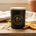 Golden Grove beeswax candle hand poured by Honeycomb & Harvest